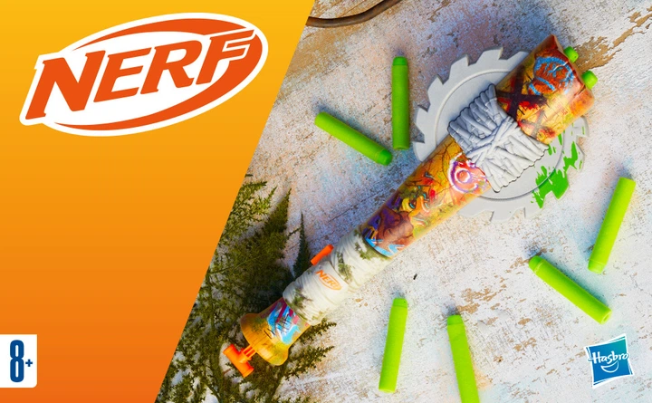 Іграшкова зброя Hasbro Nerf Zombie Strikeout Zombie Strikeout Dart Blaster F8958 (5010996223647) - зображення 10