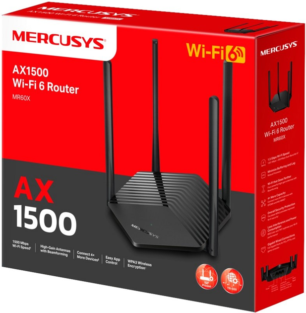 Маршрутизатор Mercusys MR60X (6957939001223) - зображення 4