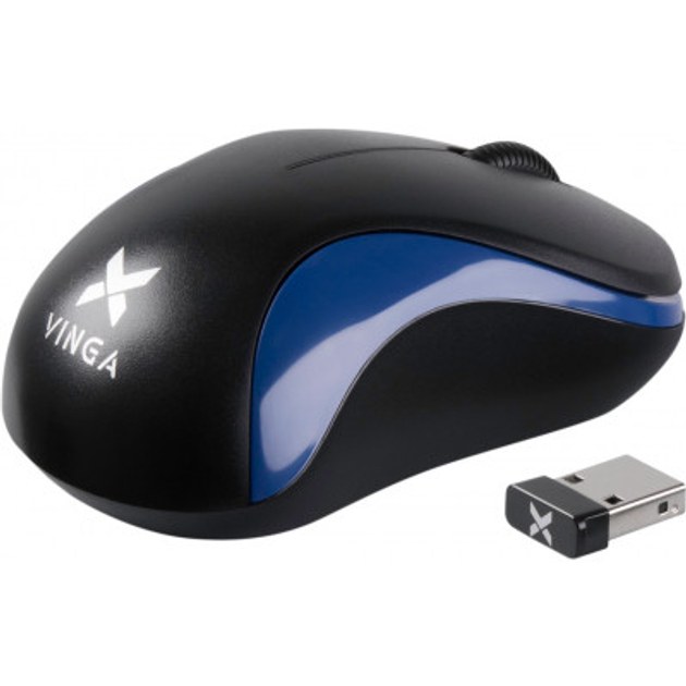 Мышка Vinga MSW-882 black - blue - изображение 2