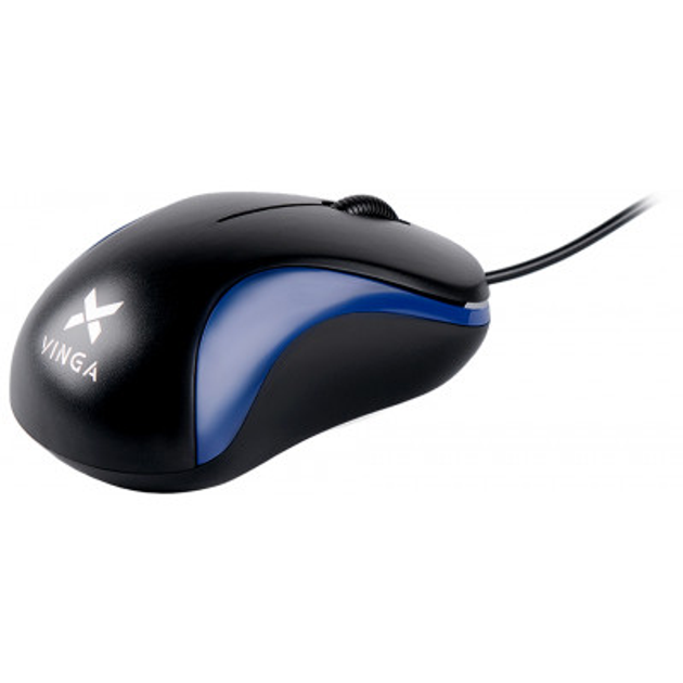 Мышка Vinga MS-882 black - blue - изображение 3