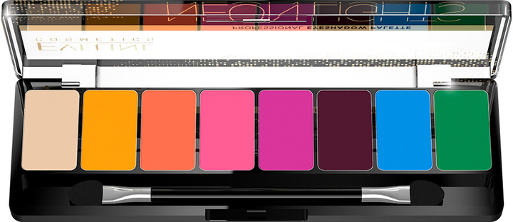 Paleta cieni do powiek Eveline Professional Palette 06-Neon Lights 8 g (5903416028390) - obraz 1