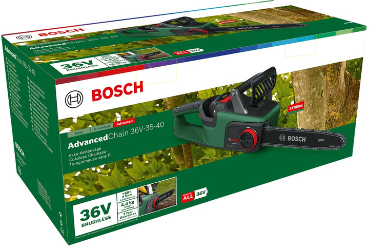 Акумуляторна ланцюгова пила Bosch AdvancedChain 36V-35-40 (4059952514291) - зображення 3