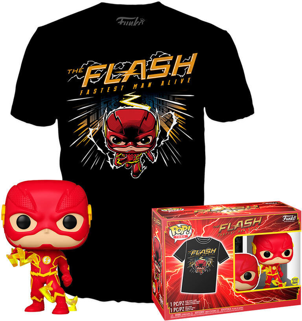 Zestaw prezentowy Funko Pop! & Tee DC Comics The Flash Figurka + Koszulka Rozmiar L (889698636445) - obraz 1