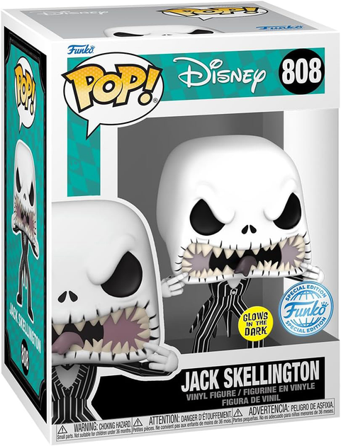 Подарунковий набір Funko Pop! & Tee Nightmare Before Christmas Jack Skellington Exclusive Фігурка 9 см + Футболка Розмір XL (889698636315) - зображення 3