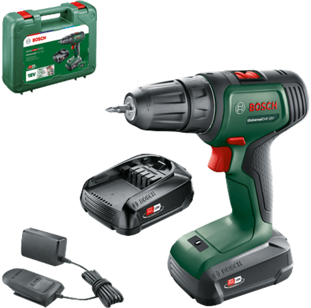 Акумуляторний дриль-шуруповерт Bosch UniversalDrill 18V (4053423225167) - зображення 2