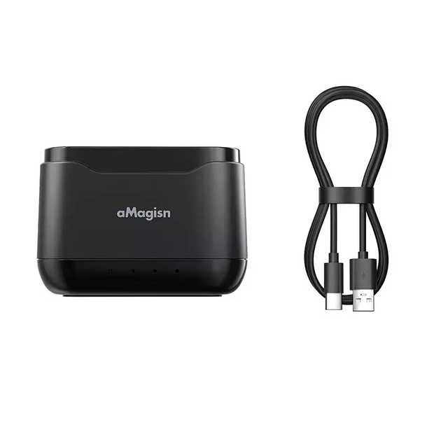 Зарядний пристрій aMagisn для 3-х акумуляторів GoPro HERO13 Black (без АКБ) (AP17) - зображення 3
