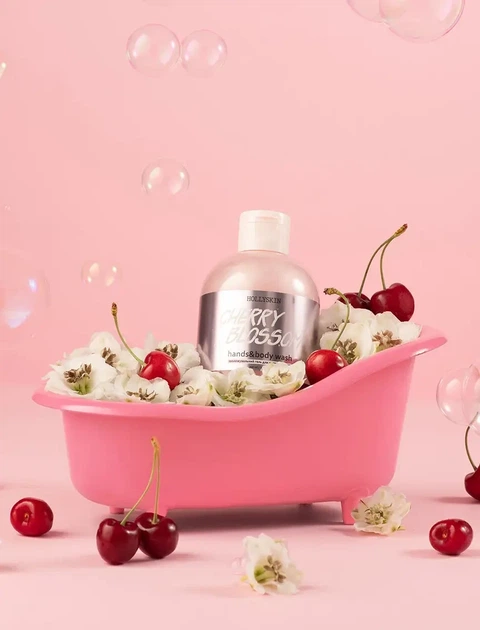 Увлажняющий гель для душа HOLLYSKIN Cherry Blossom 300мл Цветы вишни - Фото 2 Увлажняющий гель для душа HOLLYSKIN Cherry Blossom 300мл Цветы вишни - изображение 2
