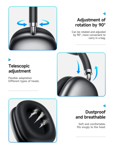 Беспроводные наушники Borofone BO22 Bluetooth стерео гарнитура с микрофоном Dark-Grey - изображение 4