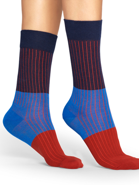 Носки BLOCK RIB Happy Socks HS-251119-76 36-40 (7394536-40) Синий - Фото 2 Носки BLOCK RIB Happy Socks HS-251119-76 36-40 (7394536-40) Синий - изображение 2