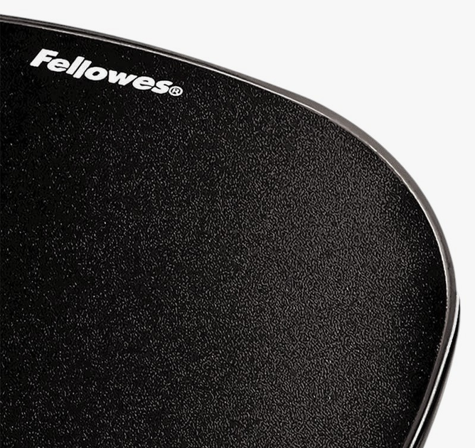 Підкладка під зап'ястя Fellowes Crystal Mouse & Wrist Pad Gel Black (43859527175)  - зображення 3