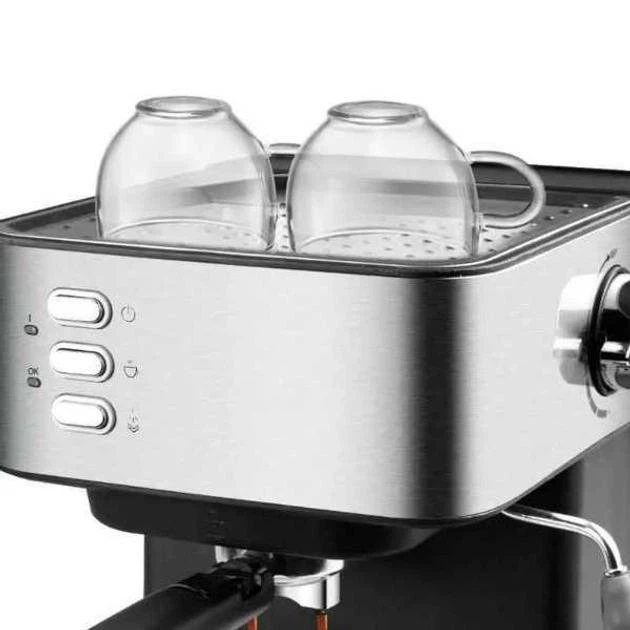 Кофемашина с капучинатором ESPRESSO COFFEE DSP KA3091. Рожковая кофеварка эспрессо для дома полуавтомат. - изображение 4