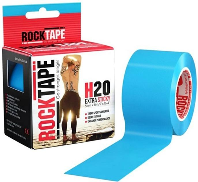 Кинезио тейп RockTape H2O Водостойкий CША 5см х 5м черный - изображение 2