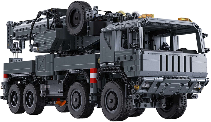 Klocki konstrukcyjne CaDa C61507W Military Crane Truck 65 cm 2686 szt (6948061929264) - obraz 5