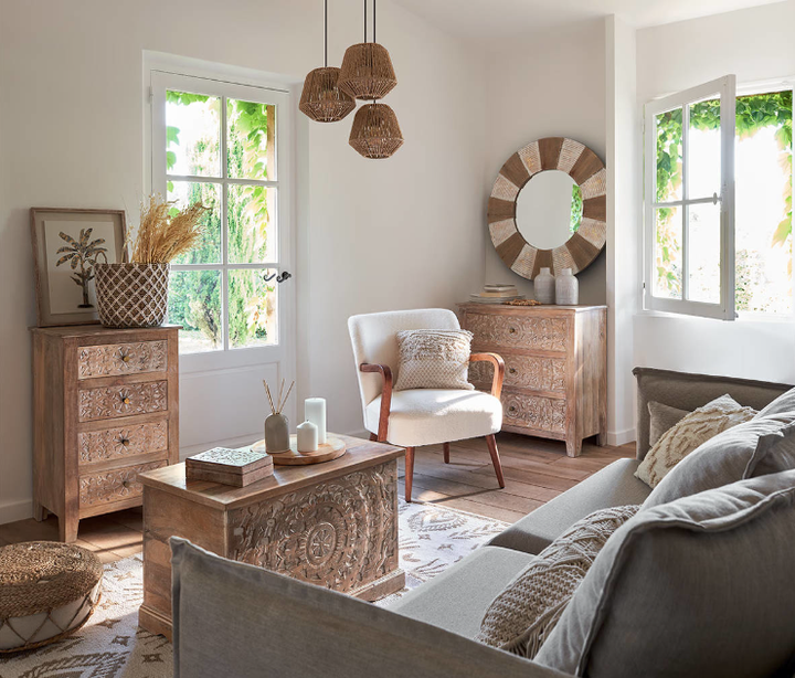 Пуф Atmosphera Sol Кругла 43 x 18 см (3560237545745) - зображення 10