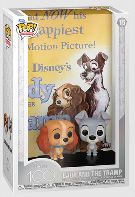 Набір фігурок Funko Pop! Poster Disney 100th Anniversary Lady and the Tramp 2 шт (889698701426) - зображення 1