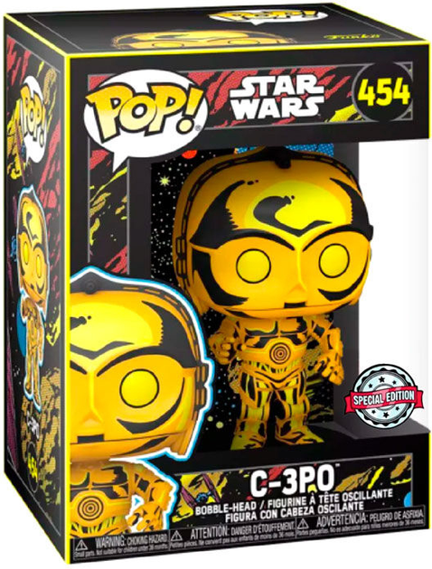 Figurka Funko Pop! Star Wars Retro Series C 3PO Exclusive 9 cm (889698579346) - obraz 1