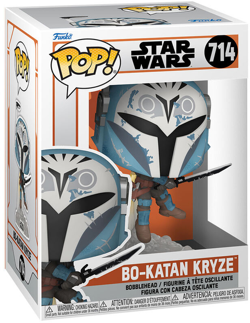 Figurka Funko Pop! Star Wars The Mandalorian Bo Katan Kryze with Darksaber and Jet Pack 9 cm (889698800037) - obraz 1