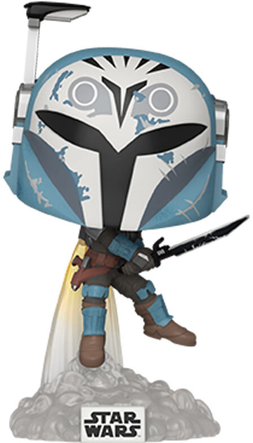 Фігурка Funko Pop! Star Wars The Mandalorian Bo Katan Kryze with Darksaber and Jet Pack 9 см (889698800037) - зображення 3