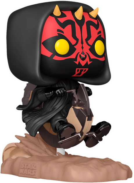 Figurka Funko Pop! Rides Deluxe Star Wars Darth Maul On Bloodfin Speeder 10 cm (889698760140) - obraz 2