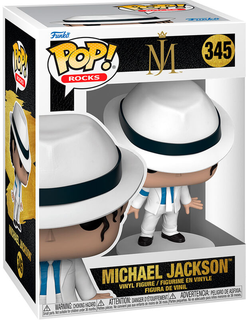 Фігурка Funko Pop! Rocks Michael Jackson 345 9 см (889698706001) - зображення 1