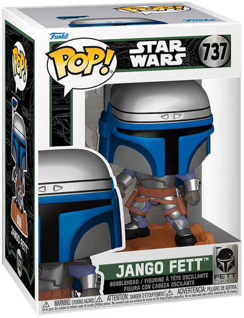 Фігурка Funko Pop! Star Wars Jango Fett 9 см (889698827256) - зображення 1