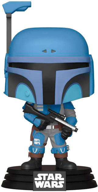 Figurka Funko Pop! Star Wars Mandalorian Death Watch Mandalorian Two Stripes Exclusive 9 cm (889698460910) - obraz 3