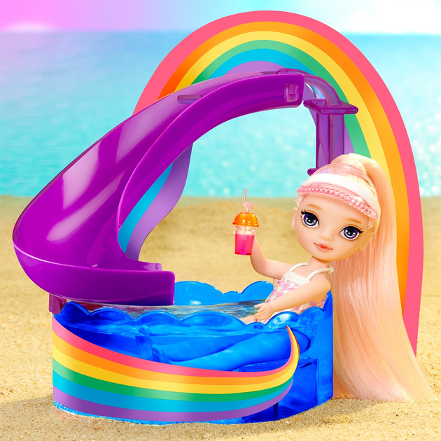 Игровой набор с куклой Rainbow High Littles Радужный