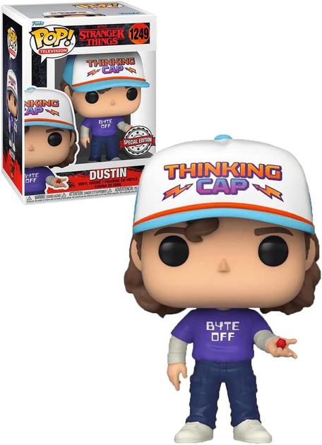 Figurka Funko Pop! Stranger Things Dustin Exclusive 1249 9 cm (889698623926) - obraz 2