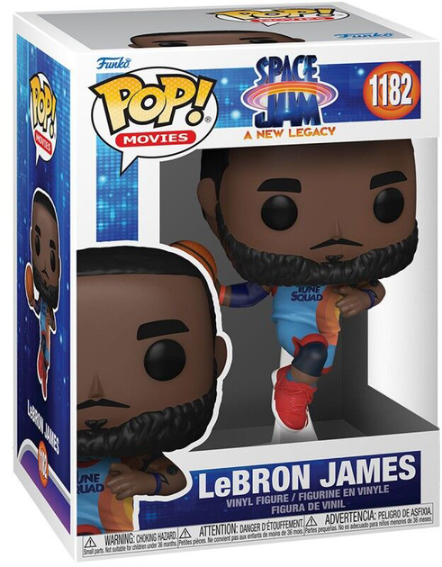 Figurka Funko Pop! Space Jam 2 LeBron Leaping 9 cm (889698592451) - obraz 1