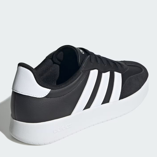 Чоловічі кеди низькі Adidas Barreda JI2307 43.5 (9UK) 27.5 см Cblack/Ftwwht/Cblack (4067904368472) - зображення 3