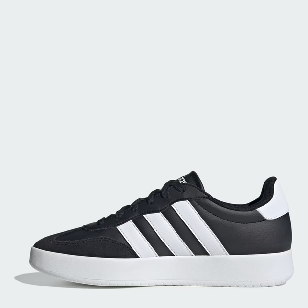 Чоловічі кеди низькі Adidas Barreda JI2307 43.5 (9UK) 27.5 см Cblack/Ftwwht/Cblack (4067904368472) - зображення 4