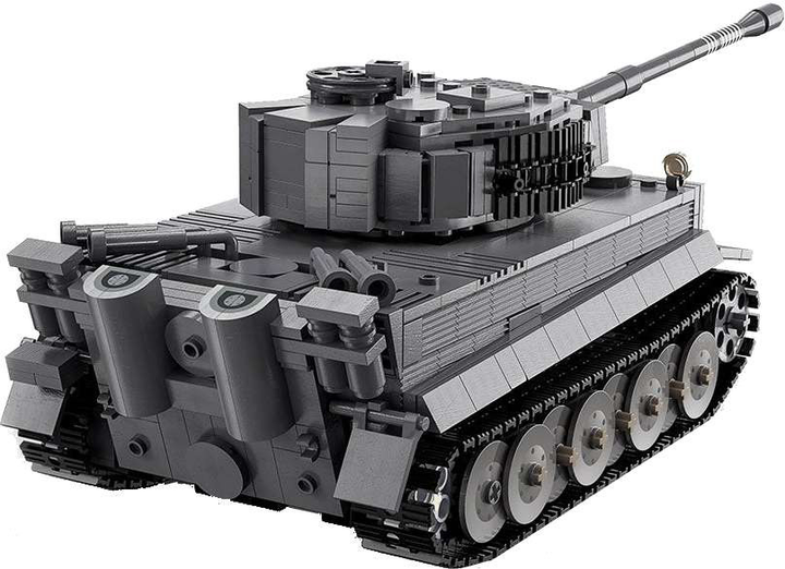 Klocki konstrukcyjne CaDa C61071W Tiger Tank zdalnie sterowany 1:35 925 szt (6948061925907) - obraz 5