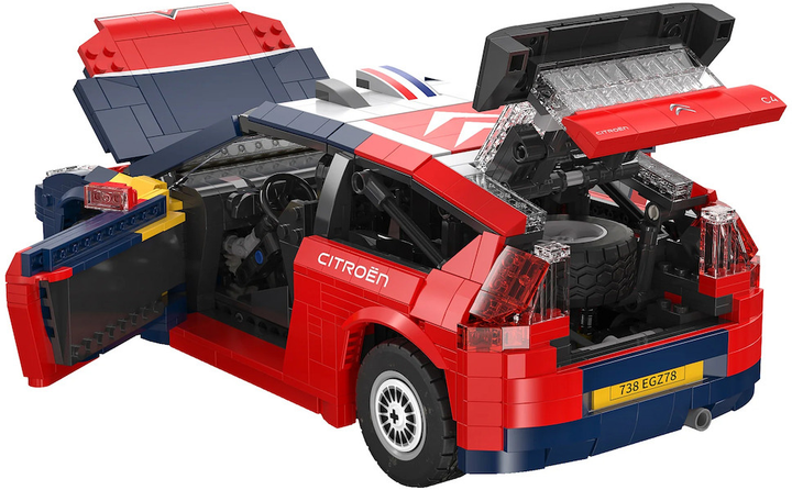 Klocki konstrukcyjne CaDa C62005W 2008 Citroen C4 WRC 1:12 1569 szt (6948061929325) - obraz 6