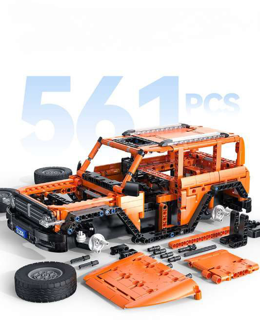 Klocki konstrukcyjne CaDa C51206W Tank SUV zdalnie sterowany 561 szt (6948061929479) - obraz 8