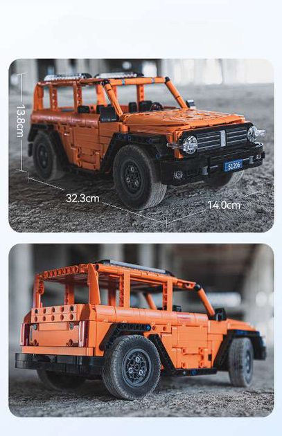Klocki konstrukcyjne CaDa C51206W Tank SUV zdalnie sterowany 561 szt (6948061929479) - obraz 9