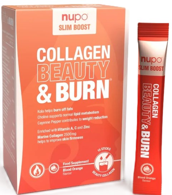 Добавка Nupo Slim Boost Collagen Beauty & Burn 15 саше (5715667300053) - зображення 1