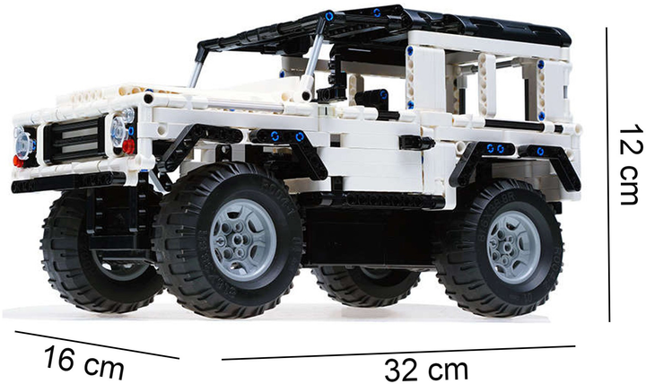 Конструктор CaDa C51004W Автомобільний джип на дистанційному управлінні 533 елементи (5904204231367) - зображення 6