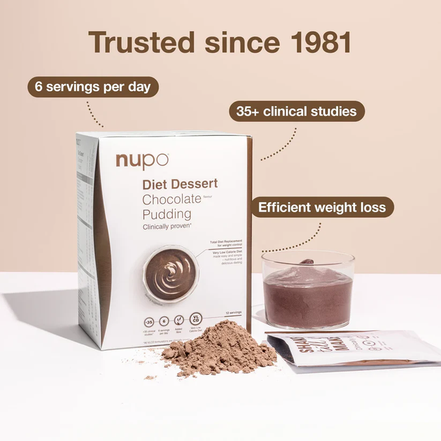 Пудинг Nupo Diet Chocolate 12 порцій (5715667921050) - зображення 3
