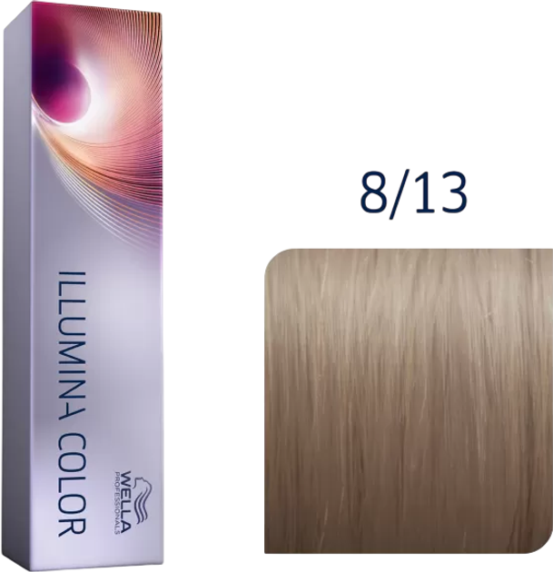 Farba do włosów Wella Professionals Illumina Color 8/13 Jasny Blond popielato-złota trwała 60 ml (8005610543802) - obraz 2