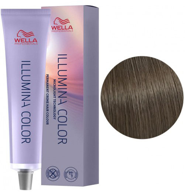 Farba do włosów Wella Professionals Illumina Color 6/16 Ciemny popielaty trwała 60 ml (8005610543864) - obraz 3
