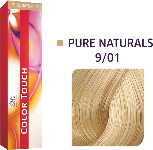 Фарба для волосся Wella Professionals Color Touch Pure Naturals 9/01 Світлий Блонд натуральний попелястий без аміаку 60 мл (8005610527093) - зображення 1