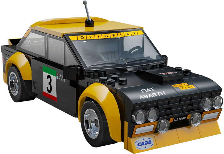 Klocki konstrukcyjne CaDa C51092W Fiat Abarth 131 zdalnie sterowany 216 szt (6948061930017) - obraz 4