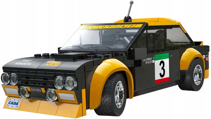 Klocki konstrukcyjne CaDa C51092W Fiat Abarth 131 zdalnie sterowany 216 szt (6948061930017) - obraz 6