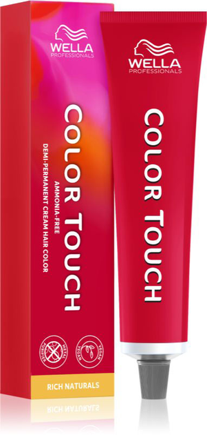 Фарба для волосся Wella Professionals Color Touch Rich Naturals 7/1 Середній Блонд попелястий без аміаку 60 мл (8005610527635) - зображення 2