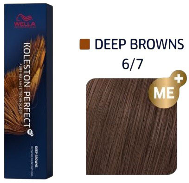 Фарба для волосся Wella Professionals Koleston Perfect Me+ Deep Browns 6/7 стійка 60 мл (8005610629278) - зображення 1