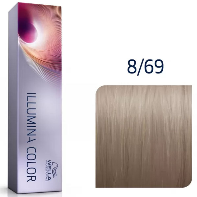 Фарба для волосся Wella Professionals Illumina Color 8/69 Світлий Блонд пісочна стійка 60 мл (8005610541822) - зображення 2