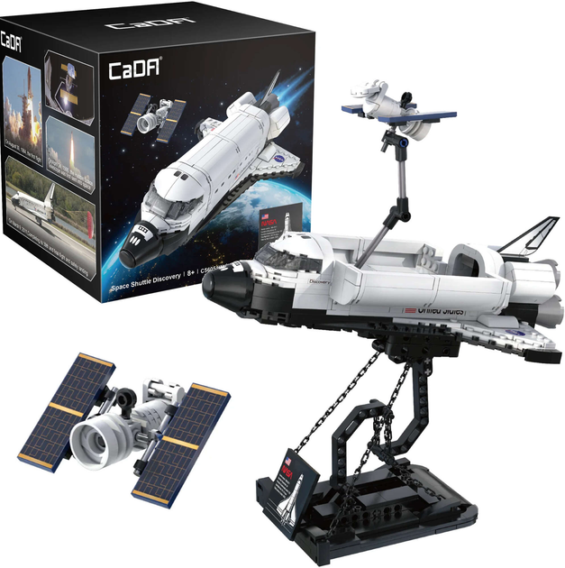 Klocki konstrukcyjne CaDa C56051W NASA Space Shuttle Discovery 475 szt (6948061929981) - obraz 4