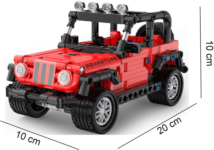 Klocki konstrukcyjne CaDa C52027W Adventure Off-Roader 317 szt (6948061927673) - obraz 3