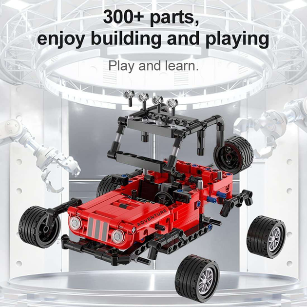 Klocki konstrukcyjne CaDa C52027W Adventure Off-Roader 317 szt (6948061927673) - obraz 7