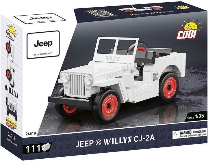 Klocki konstrukcyjne Cobi 24518 Youngtimer Jeep Willys CJ-2A 111 szt (5902251245184) - obraz 1